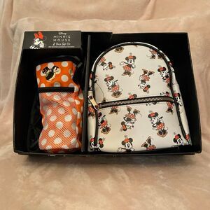 Disney Minnie Mouse 2 Pc Set Small Backpack And Hydration Crossbody